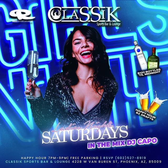 Ladies Night flyer